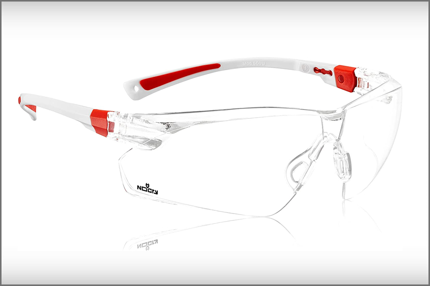 NoCry Safety Glasses With Clear Anti Fog Lenses
