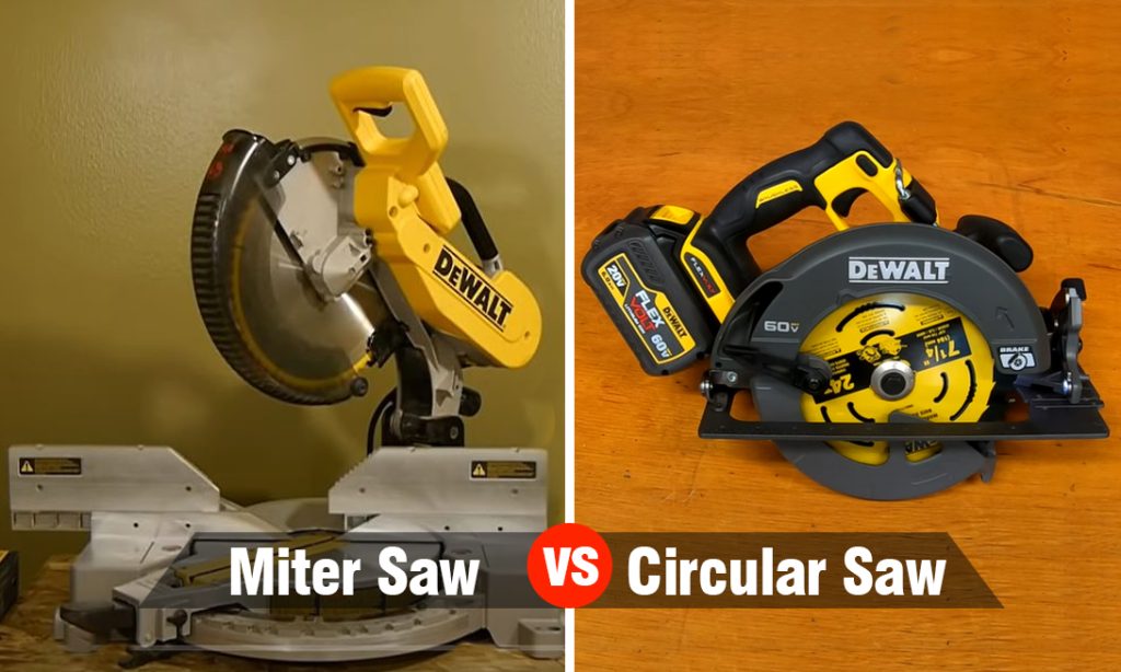 Miter saw vs circular saw