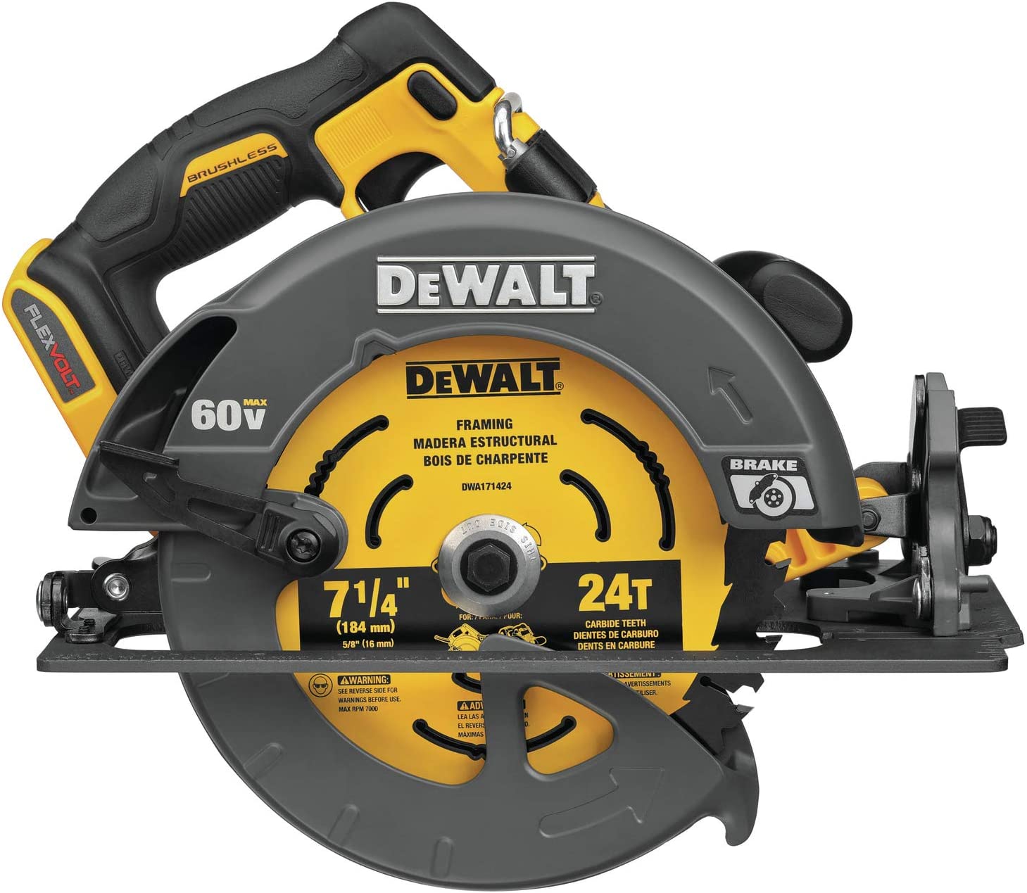 Dewalt Flexvolt 60V MAX Circular Saw Kit 7-¼-Inch