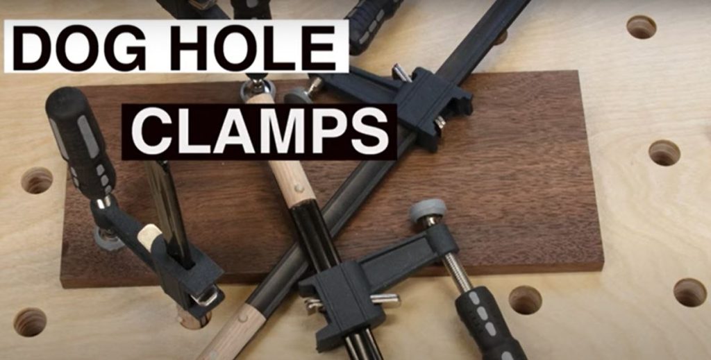 Robust And Versatile Workbench Hold-Down Clamps
