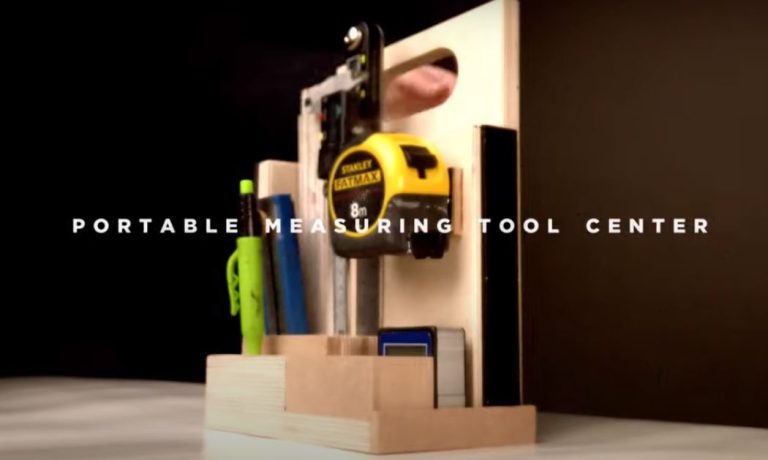 DIY Portable Measuring Tool Center / Free Plans